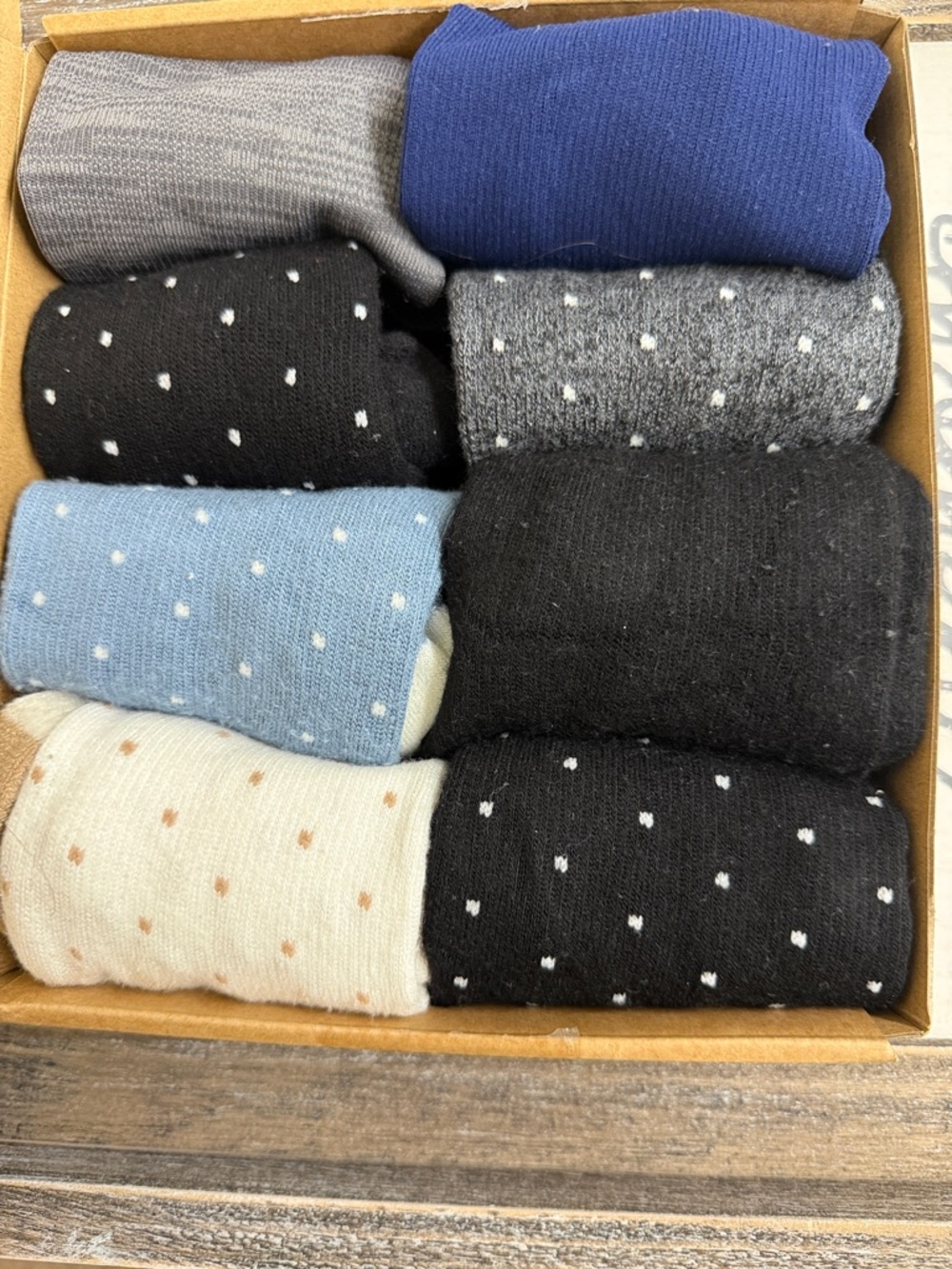 Six pair of Women's Wellow & Two pair of Booms Compreasion Socks